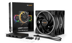 Be quiet! Light Wings PWM high-speed 140mm 3-pack Black