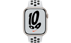 Apple Watch Nike Series 7 4G 45mm White Sport Band Aluminium