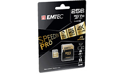Emtec SpeedIN Pro MicroSDXC UHS-I U3 256GB + Adapter