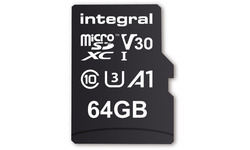 Integral SDXC UHS-I U3 64GB + Adapter