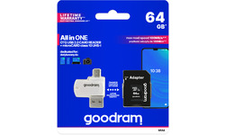 Goodram MicroSDXC UHS-I 64GB + Adapter + Reader