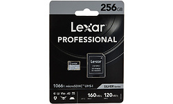 Lexar High-Performance MicroSDXC 1066x UHS-I U3 256GB + Adapter