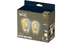 WiZ Smart Filament lamp Edison 2-pack Warm tot Koelwit Licht E27