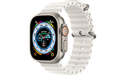 Apple Watch Ultra + Cellular 49mm Titanium Sport Band White Ocean
