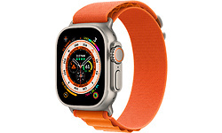 Apple Watch Ultra + Cellular 49mm Titanium Small Sport Band Orange Alpine