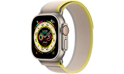 Apple Watch Ultra + Cellular 49mm Titanium Medium/Large Sport Loop Yellow/Beige Trail