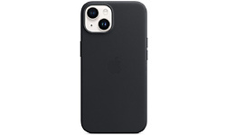 Apple iPhone 14 Back Cover MagSafe Leather Midnight