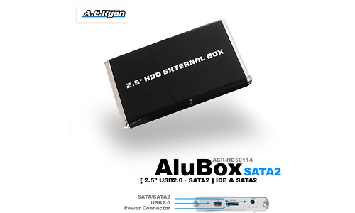 AC Ryan AluBox 2.5" USB2/eSata