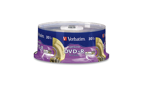 Verbatim DVD+R 16x 30pk Lightscribe Spindle