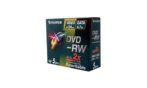 Fujifilm DVD-RW 2x 5pk Jewel case