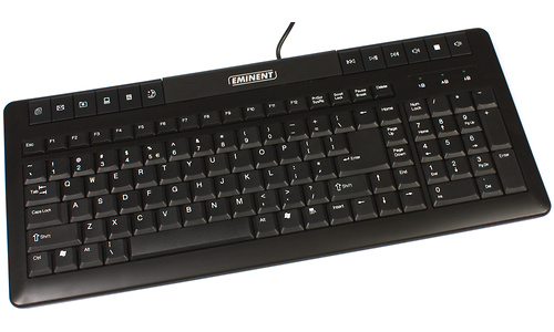 Oppervlakkig Doe een poging Luxe Eminent Compact Keyboard Black toetsenbord - Hardware Info