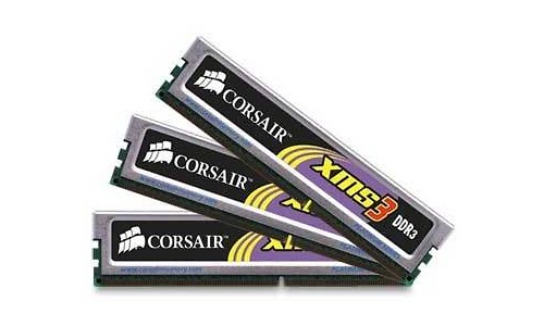 Corsair Triple3X 6GB DDR3-1600 CL9 triple kit