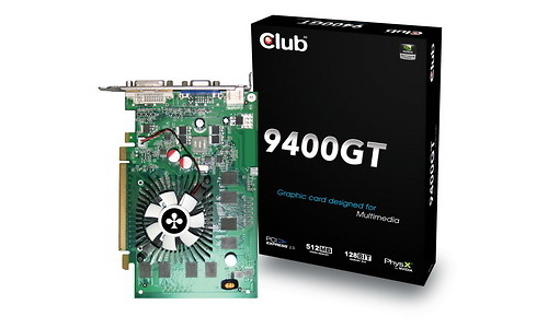Club 3D GeForce 9400GT 512MB