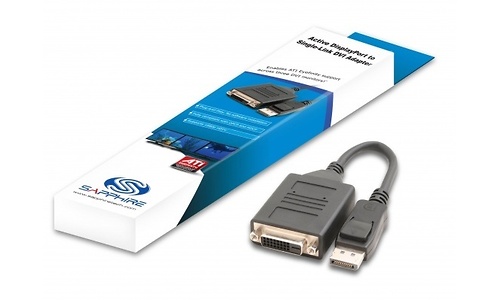 Sapphire Active DisplayPort to Single-Link DVI Adapter