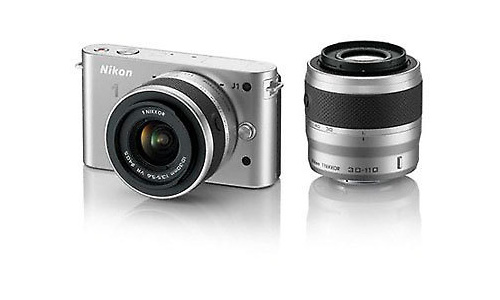 Nikon 1 J1 10-30 + 30-110 kit Silver