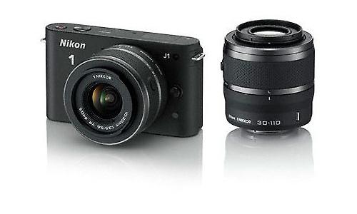 Nikon 1 J1 10-30 + 30-110 kit Black