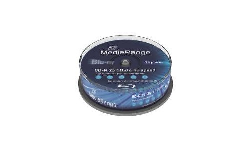 MediaRange BD-R 4x 25pk Spindle