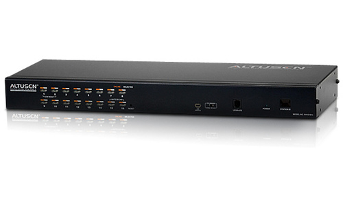 Aten 1-Local/Remote Share Access 16-Port Cat 5 KVM over IP Switch with Daisy-Chain Port
