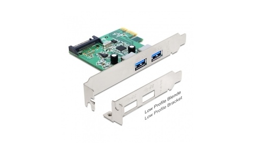Delock 2-port USB 3.0 PCIe Card