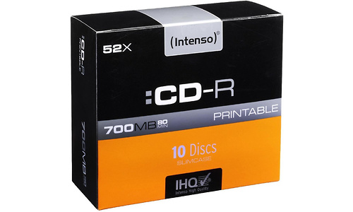 Intenso CD-R 700MB 10pk Slim Case