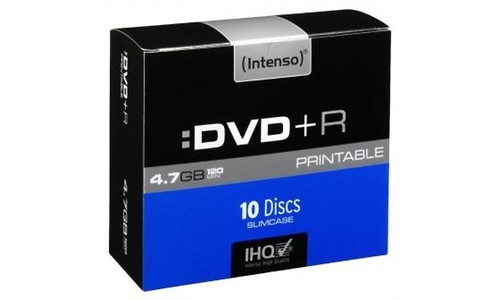 Intenso DVD+R 16x 10pk Slim Case
