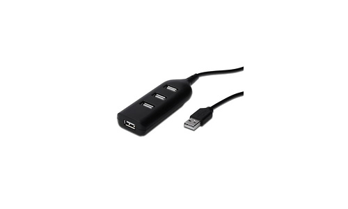 Digitus 4-port USB 2.0 Black