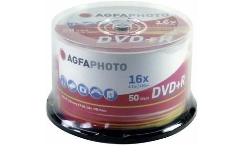 AgfaPhoto DVD+R 16x 50pk Spindle