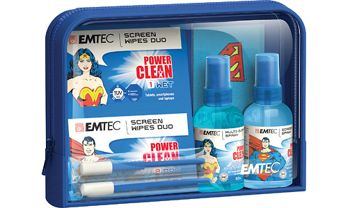 Emtec Bundle 2x Screen Wipes Duo + 2x Multi Surface Spray