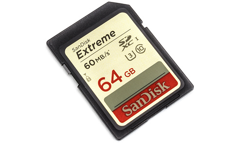 Sandisk Extreme SDXC UHS-I U3 64GB (60MB/s)
