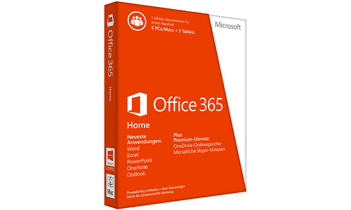 Microsoft Office 365 Home Premium DE