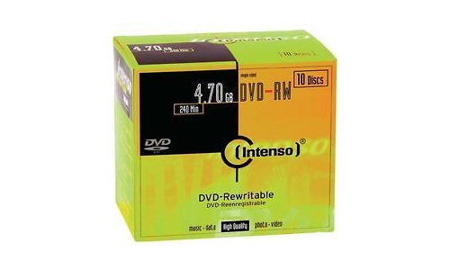 Intenso DVD-RW 4x 10pk Slim Case