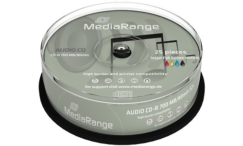 MediaRange CD-R 700MB 52x 25pk Spindle