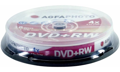 AgfaPhoto DVD+RW 4x 10pk Spindle