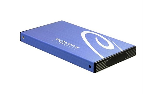 Delock 2,5" External Enclosure USB2.0 Blue
