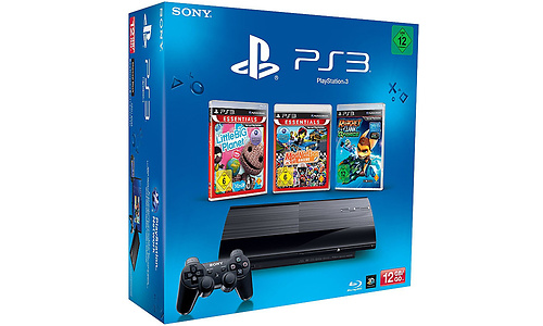 Overwinnen Vooruit Crack pot Sony PlayStation 3 Super Slim 12GB + 3 Games Black console - Hardware Info