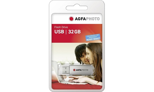 AgfaPhoto USB Flash Drive 32GB Silver