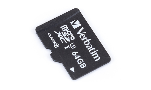 Verbatim Pro MicroSDXC UHS-I U3 64GB + Adapter