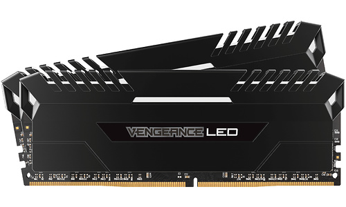 Corsair Vengeance Black/White LED 32GB DDR4-3200 CL16 kit