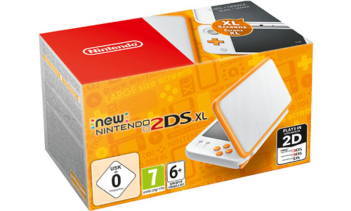 Nintendo New 2DS XL White/Orange