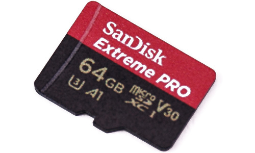 Sandisk Extreme Pro MicroSDXC A1 V30 UHS-I U3 64GB + Adapter