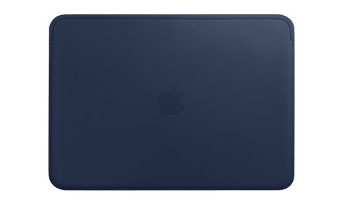 Apple Leather Sleeve for 12 MacBook Midnight Blue