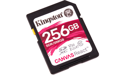 Kingston Canvas React SDXC UHS-I U3 256GB