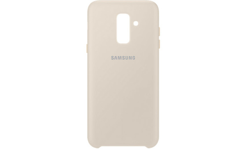 Samsung Galaxy A6 Plus Dual Layer Cover Gold