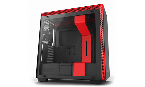 sticker Bezwaar Computerspelletjes spelen NZXT H700 Matte Black/Red behuizing - Hardware Info