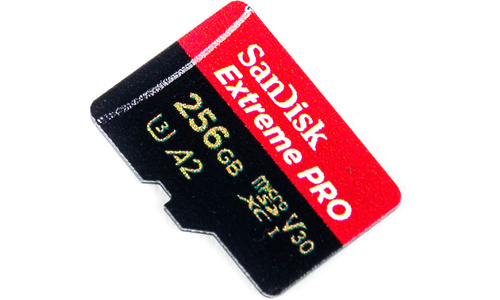 Sandisk Extreme Pro MicroSDXC UHS-I U3 V30 256GB + Adapter