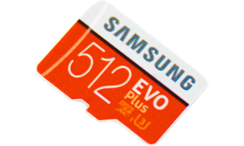 Samsung Evo+ MicroSDXC UHS-I U3 512GB + Adapter