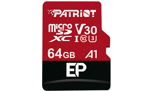 Patriot EP Series MicroSDXC UHS-I U3 64GB + Adapter