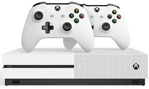 Microsoft Xbox One S 1TB White + 2 Controller