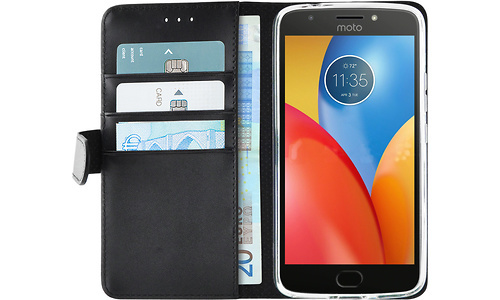 Azuri Wallet Magnet Motorola Moto E4 Plus Book Case Black
