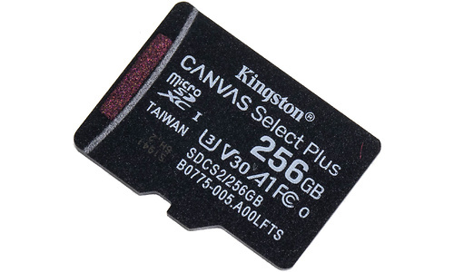 Kingston Canvas Select Plus MicroSDXC UHS-I 256GB + Adapter